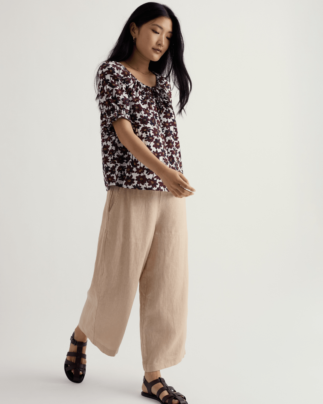 Ceanothus Half - Sleeve TopPosh Boutique