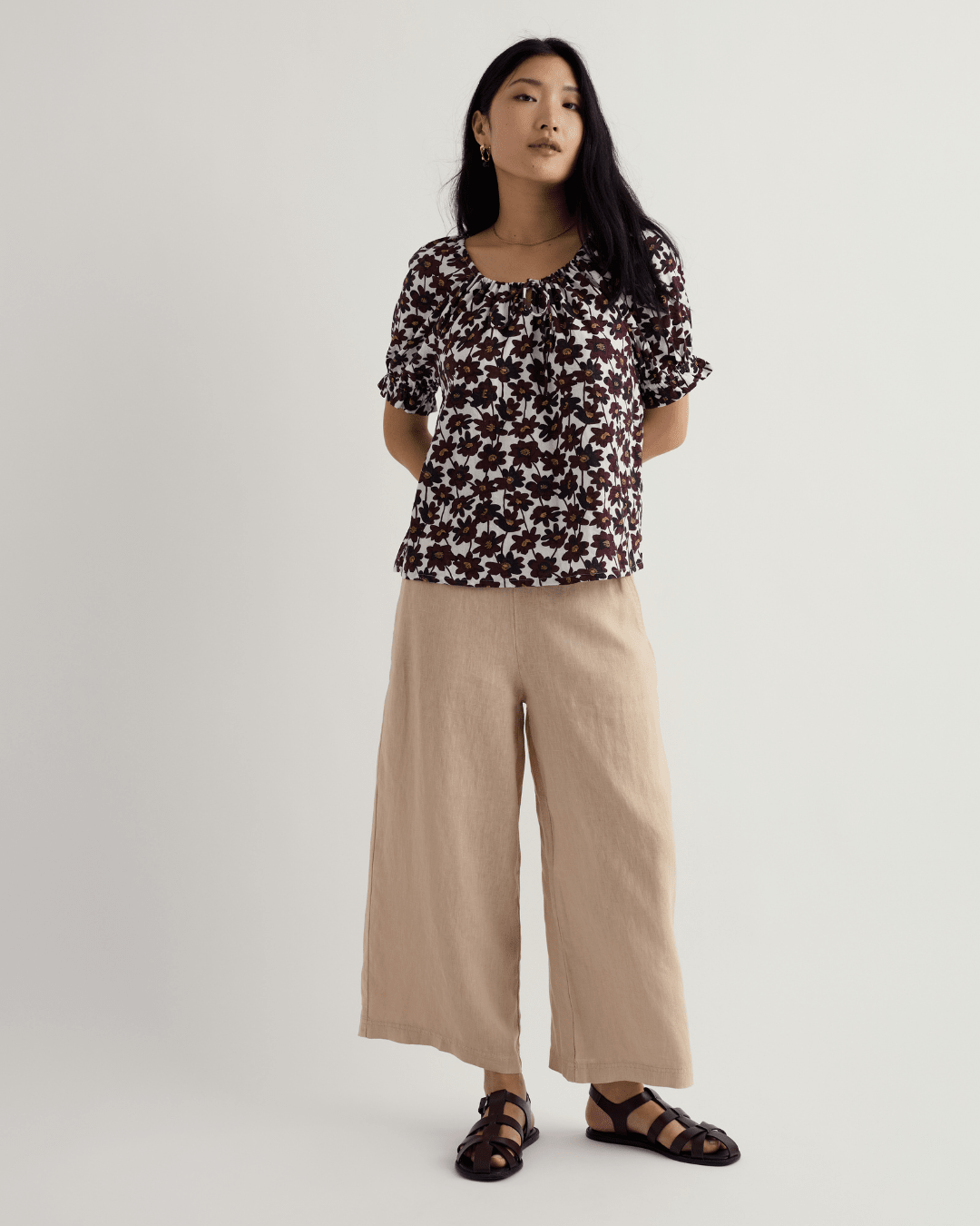 Ceanothus Half - Sleeve TopPosh Boutique