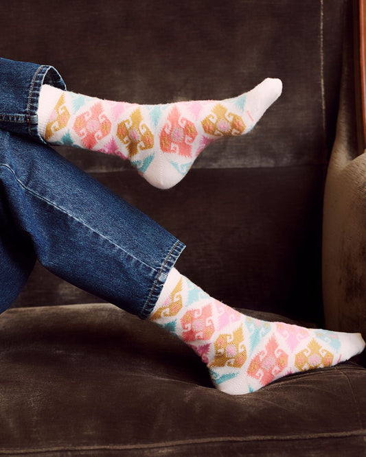 Tapestry Cashmere Socks