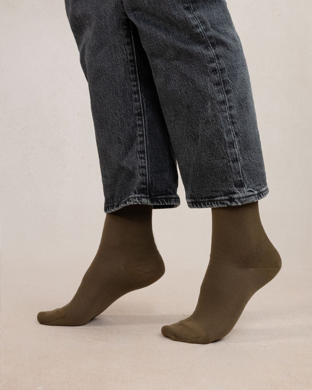 Wool Roll Top Socks