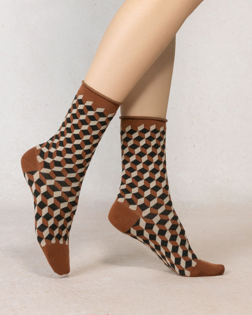 Geometric Wool Socks