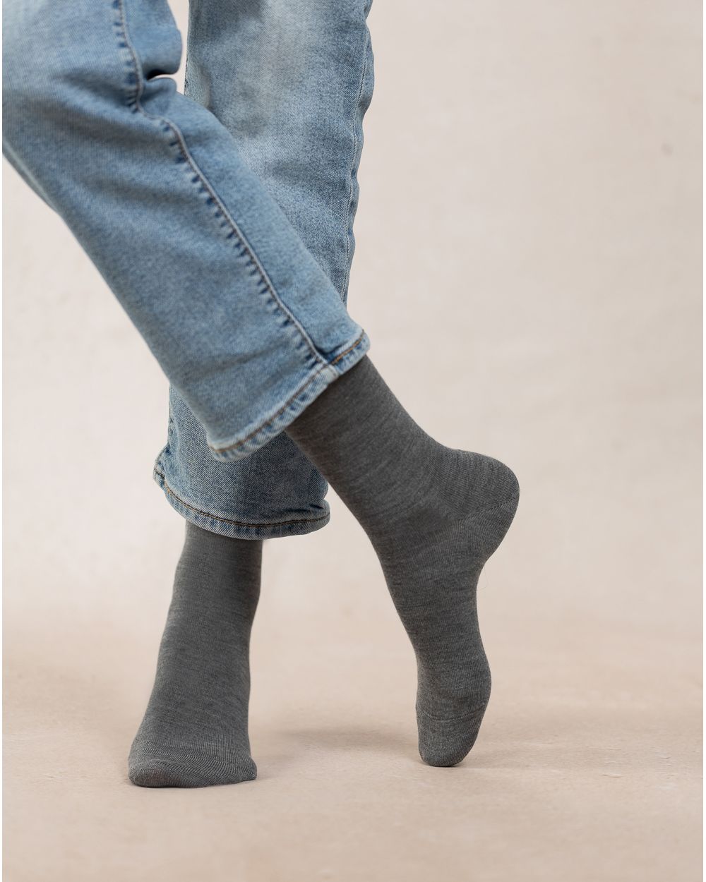 Wool & Silk Jersey Socks