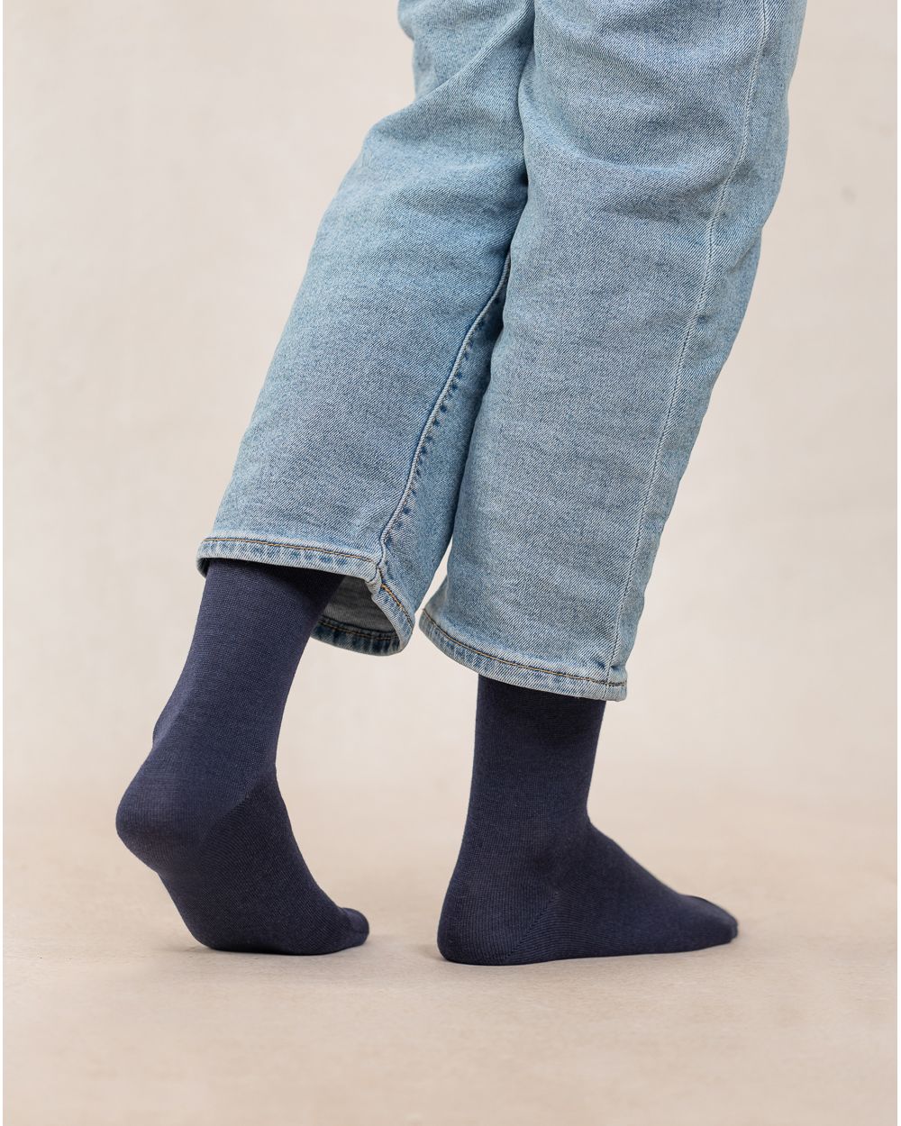 Wool & Silk Jersey Socks