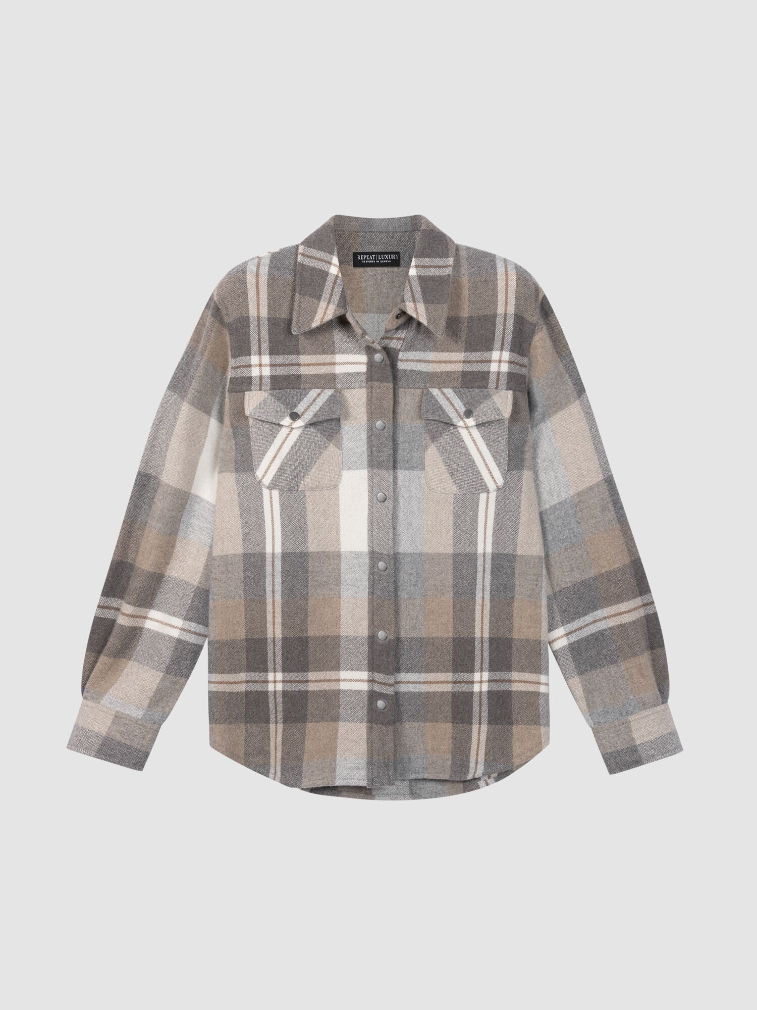Checked Overshirt JacketPosh Boutique