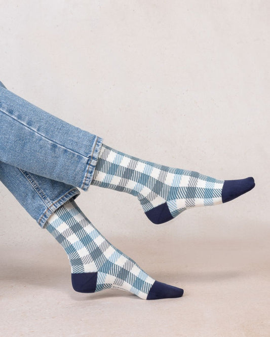 Checkered Cotton SocksPosh Boutique