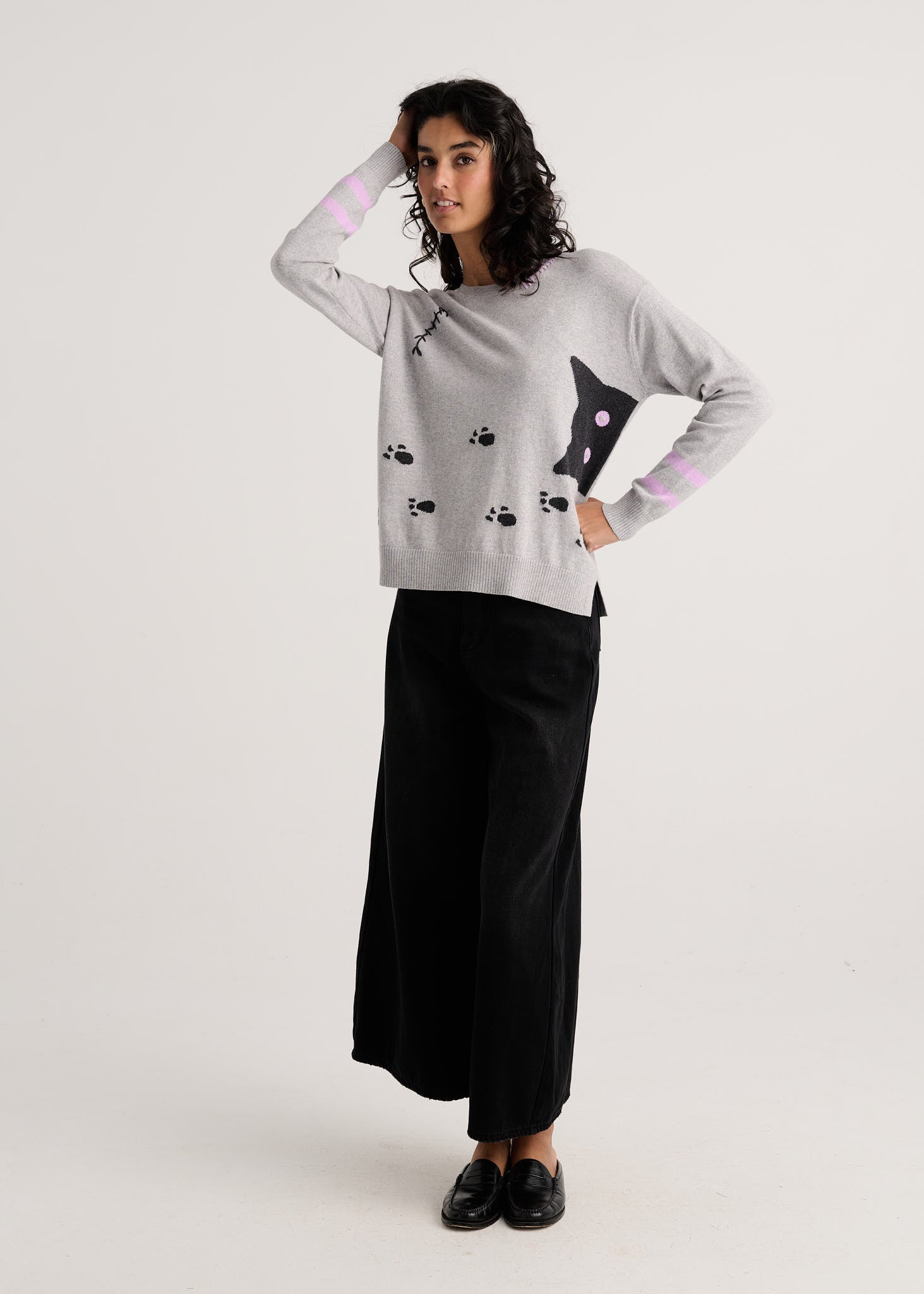 Cheeky Cat SweaterSweatersPosh Boutique