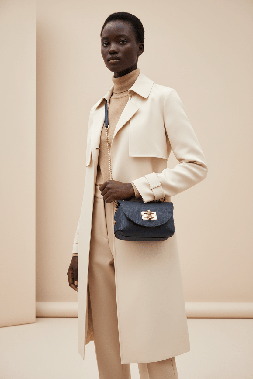 Chic Mini Leather CrossbodyHandbagsPosh Boutique