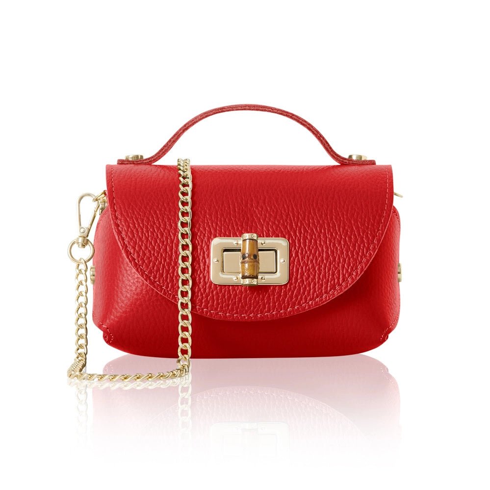 Chic Mini Leather CrossbodyHandbagsPosh Boutique