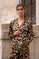 Choklate Paris Leopard Satin ShirtTopsPosh Boutique