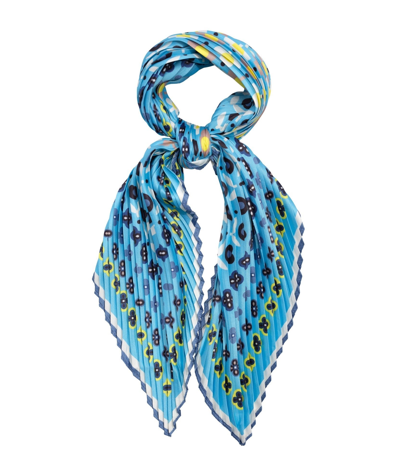 Clover Pleated Diamond ScarfPosh Boutique