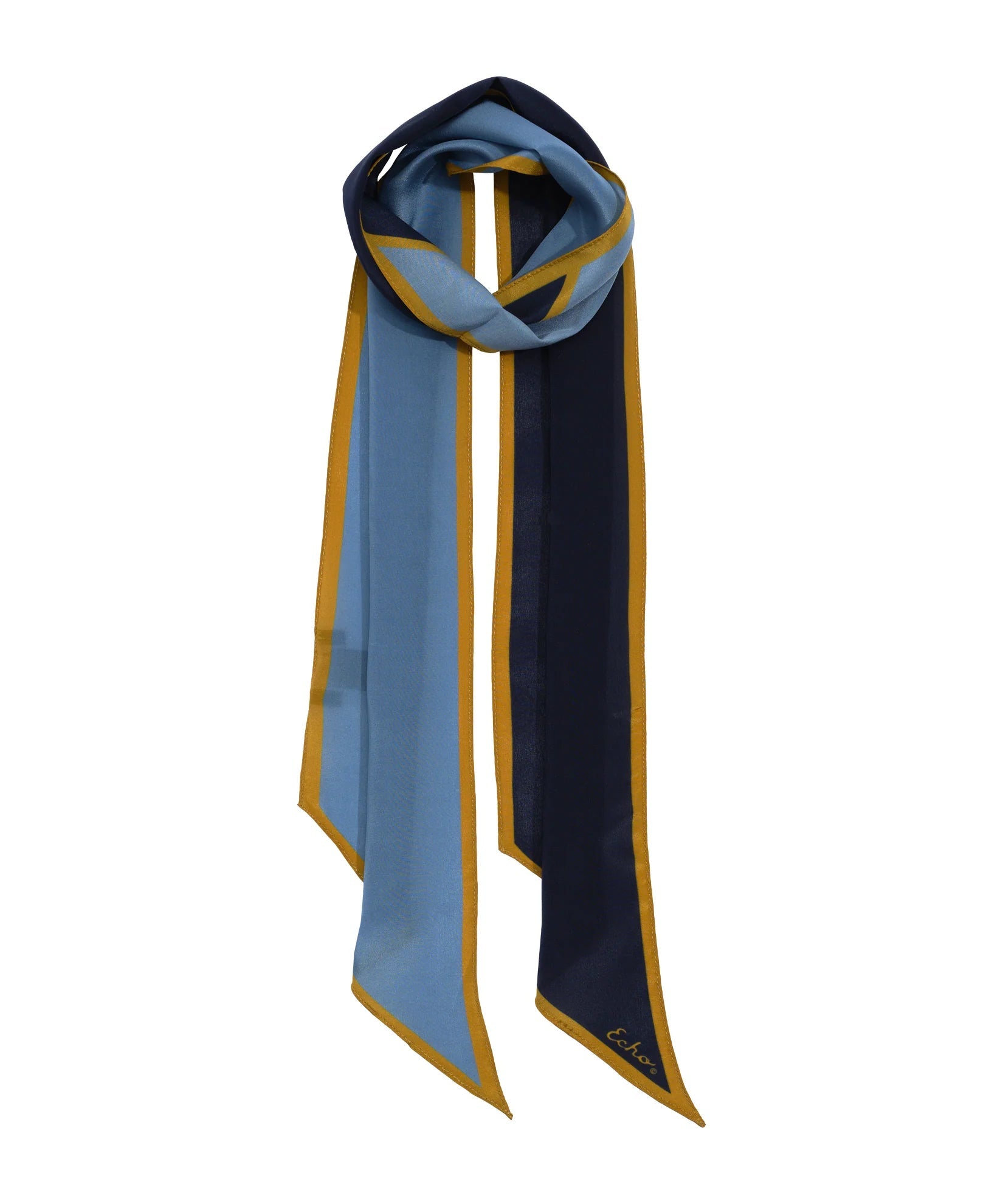 Colourblock Bias Silk ScarfScarvesPosh Boutique