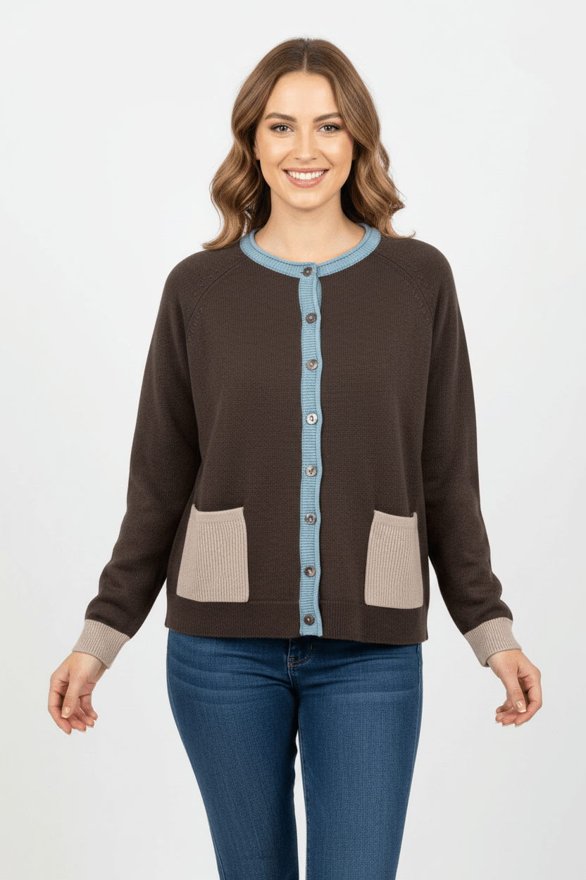 Coral CardiganPosh Boutique