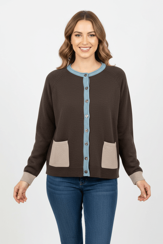 Coral CardiganPosh Boutique