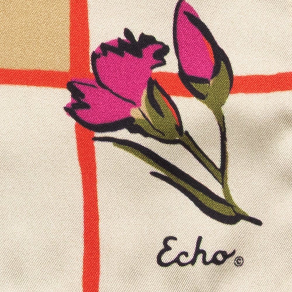 Cottage Bouquet Silk BandanaPosh Boutique