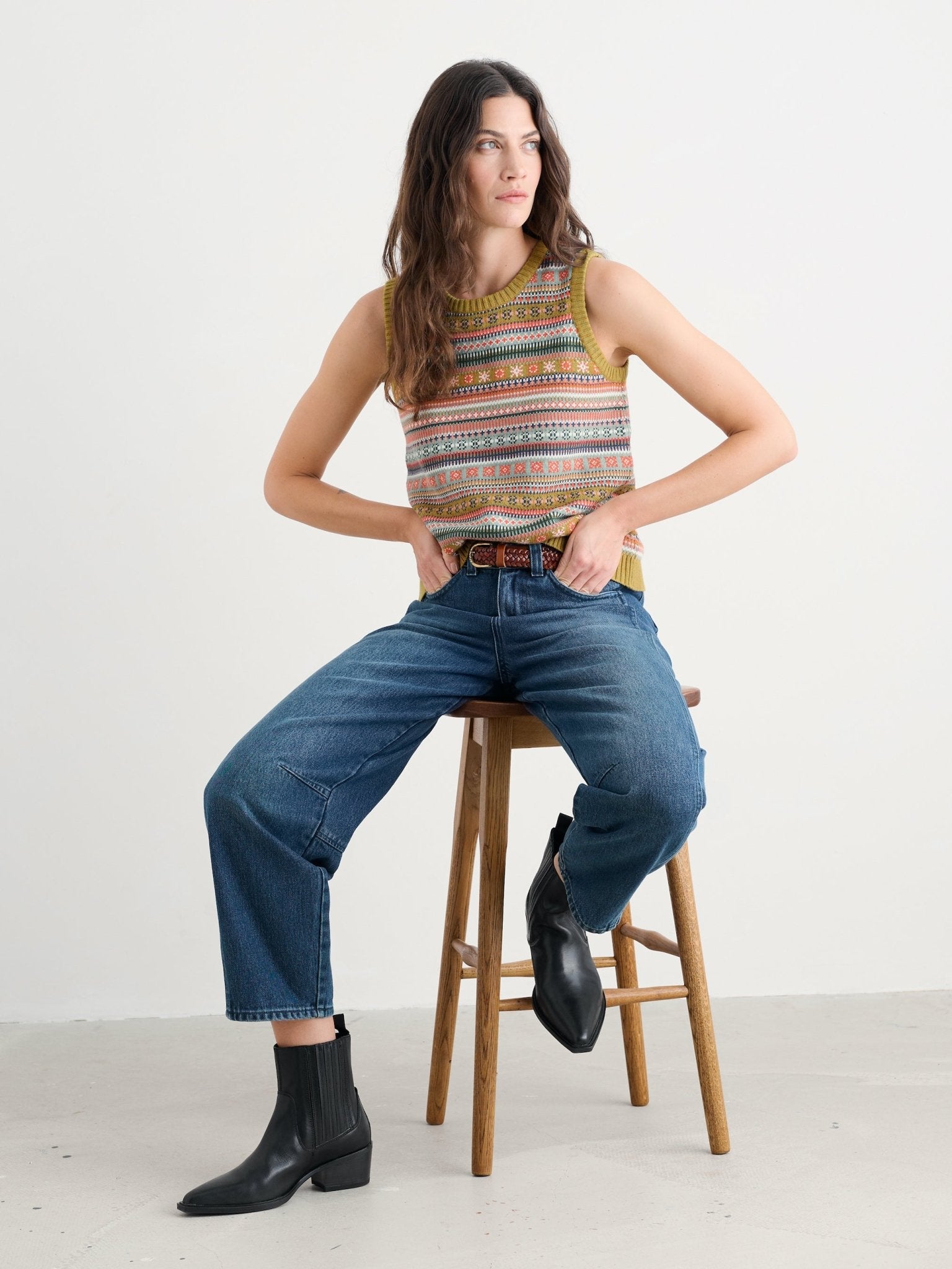 Cottage Knit VestSweatersPosh Boutique