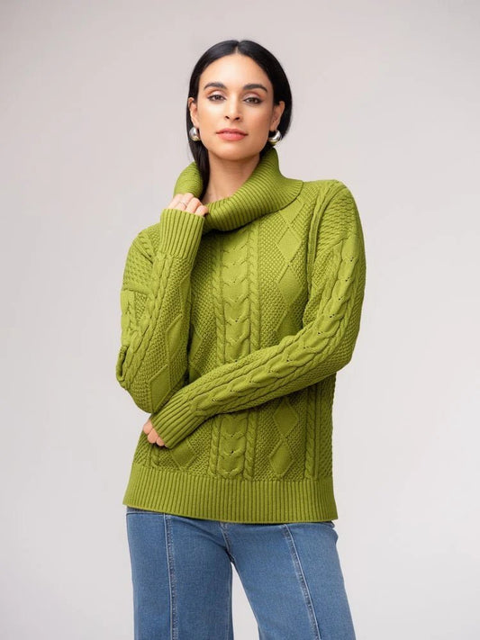 Cotton Cowl Neck SweaterSweatersPosh Boutique