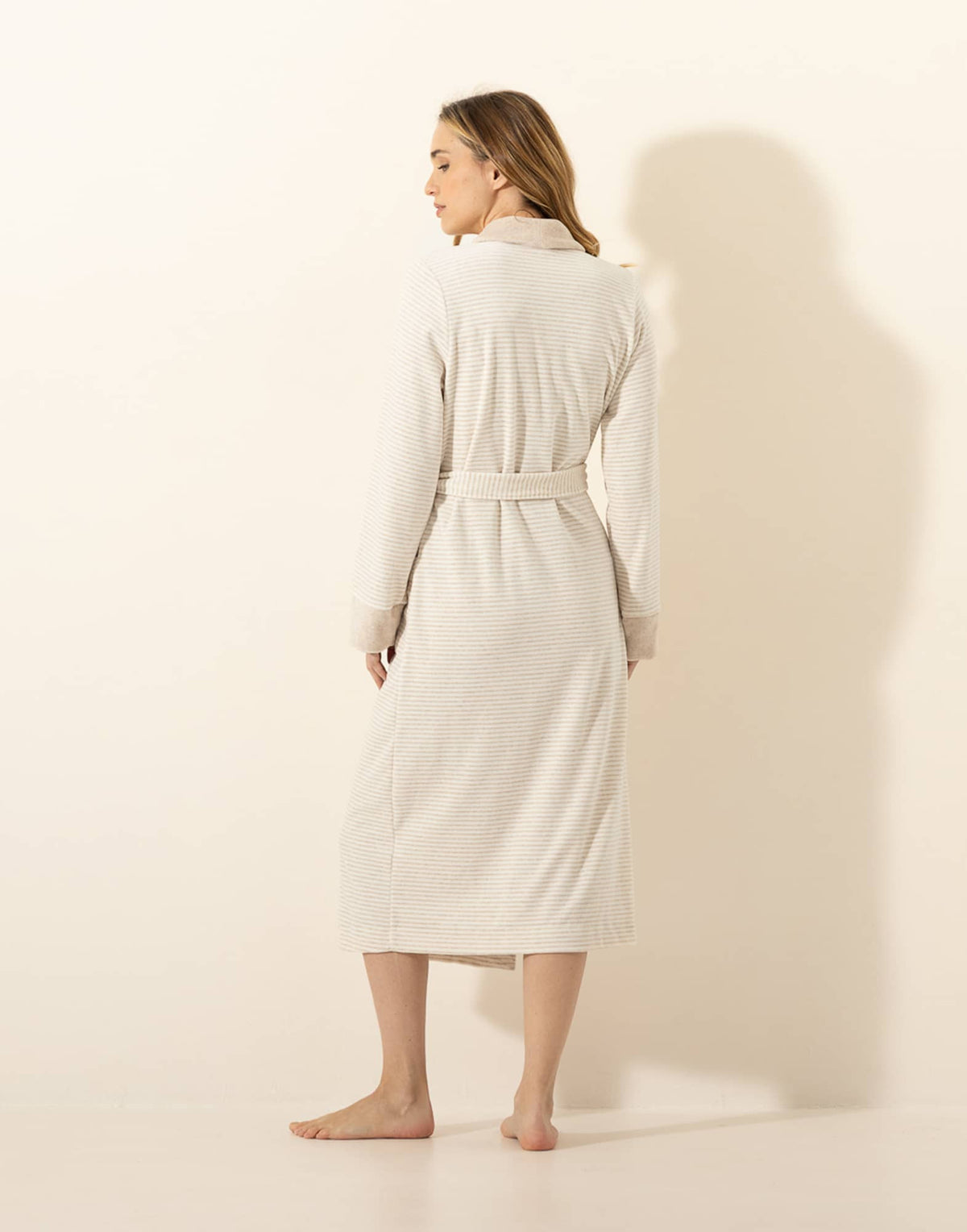 Striped Peignoir