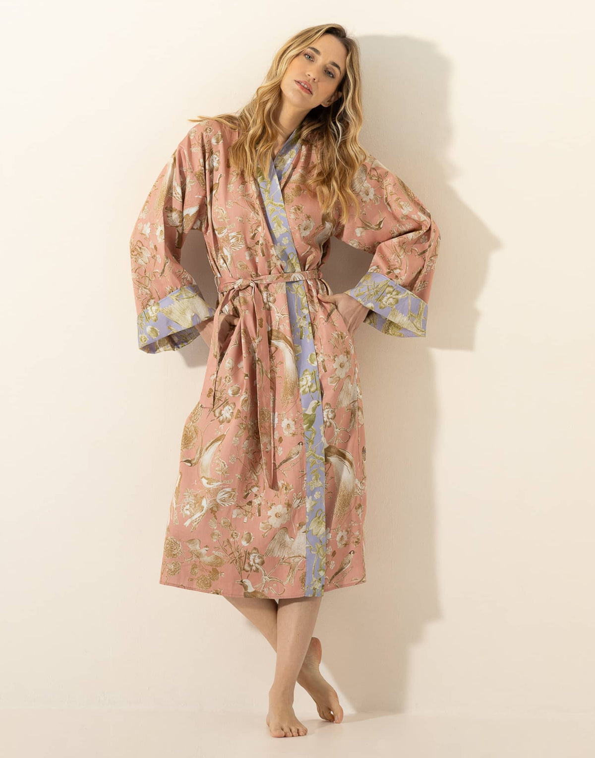 Cotton Lounge KimonoSleepwearPosh Boutique