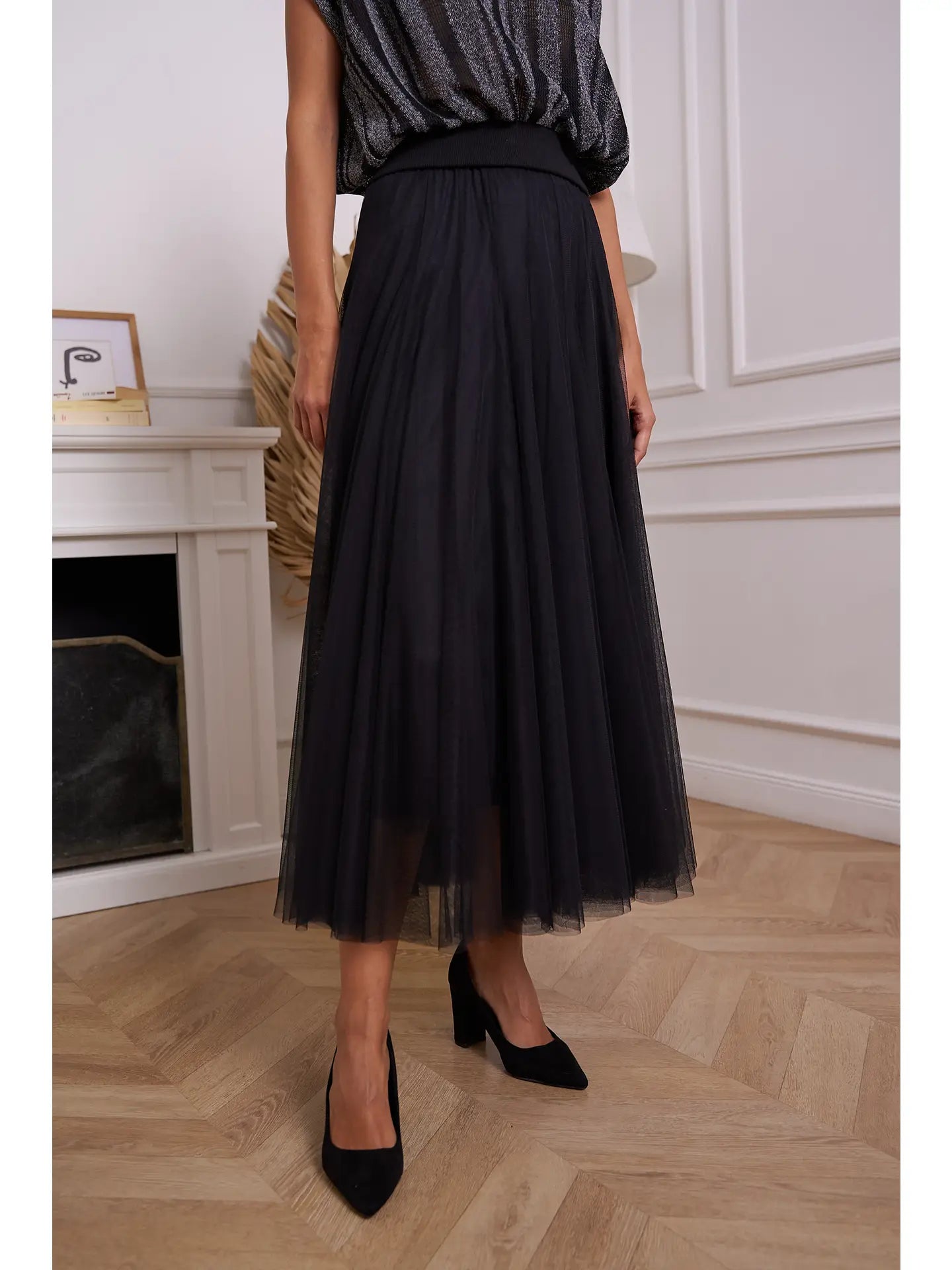 Black Tulle Skirt