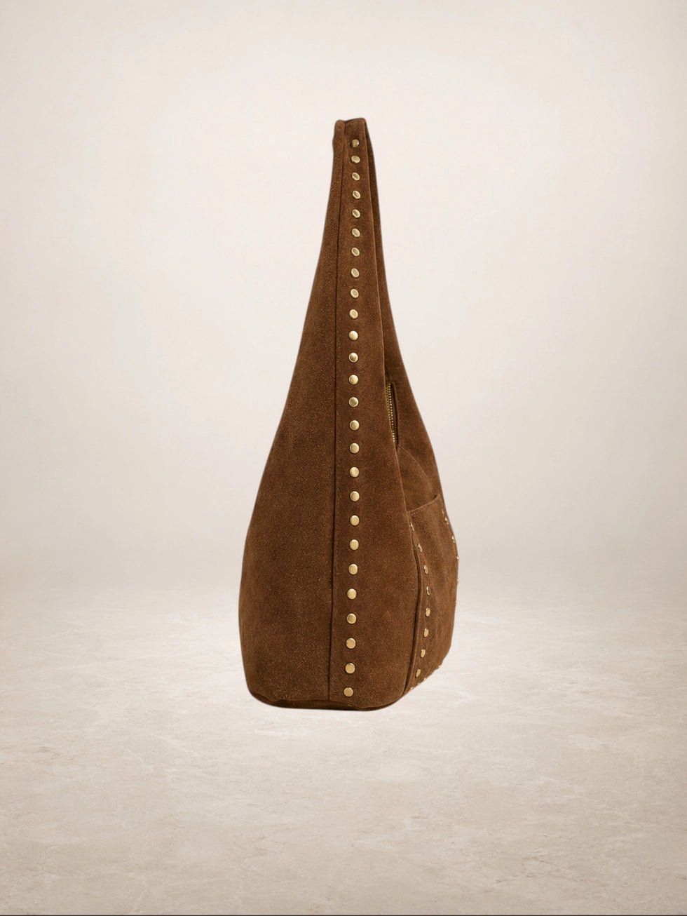 Dante Caramel Suede Leather BagPosh Boutique