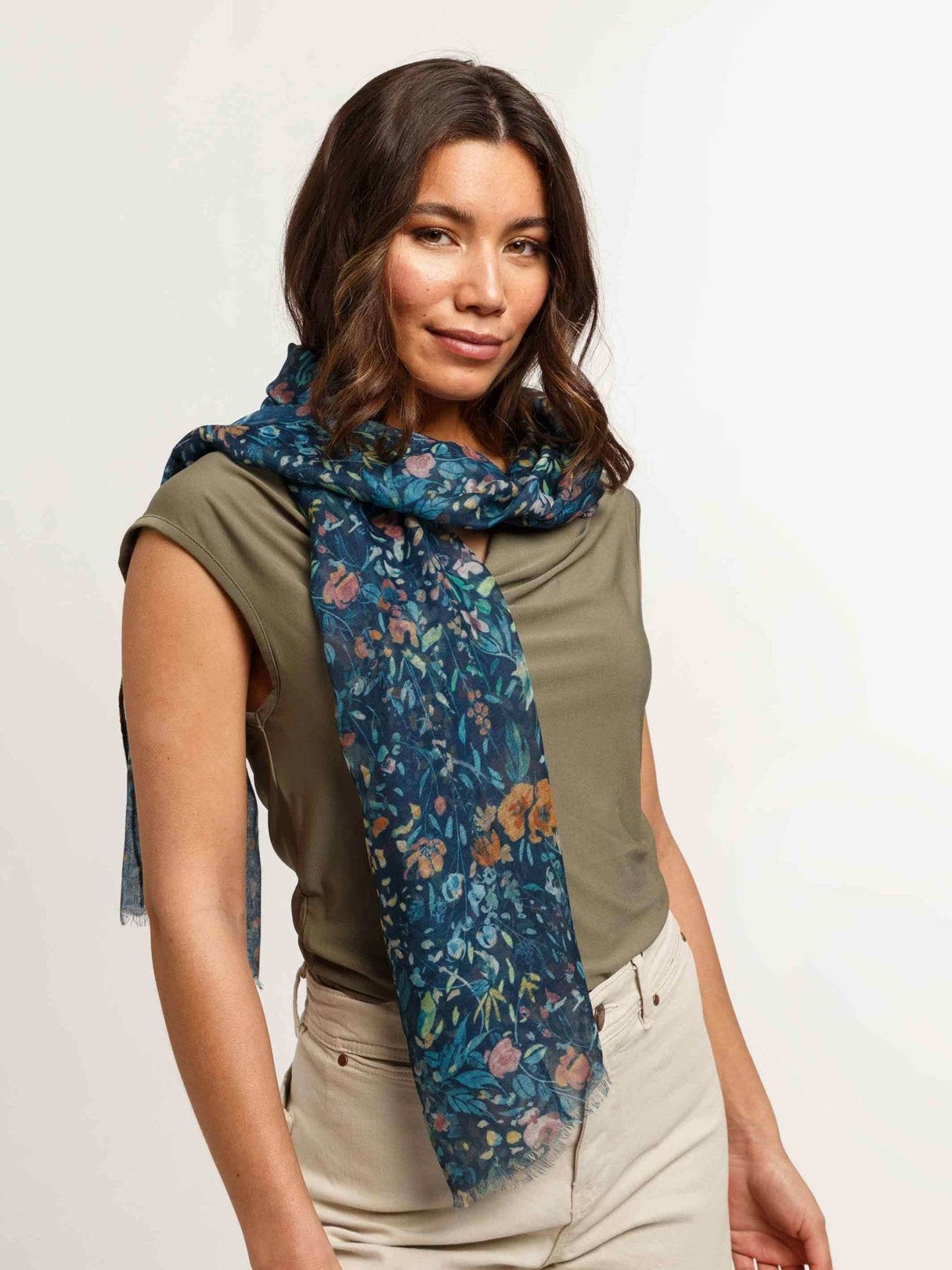 Delicate Flowers ScarfScarvesPosh Boutique