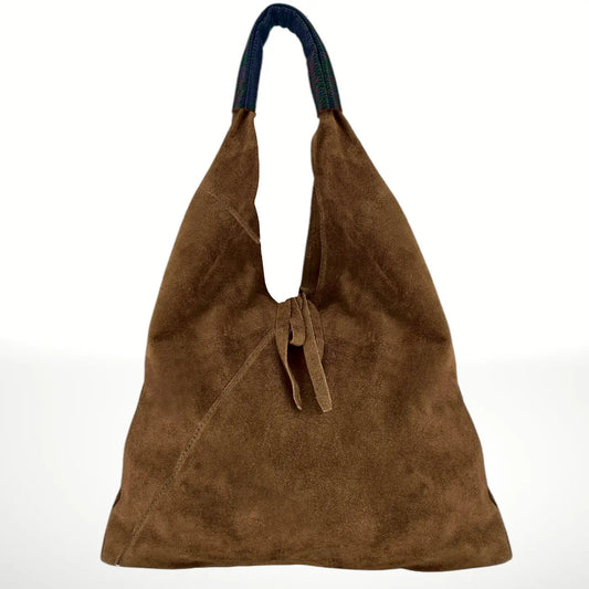 Dema Suede Leather BagHandbagsPosh Boutique