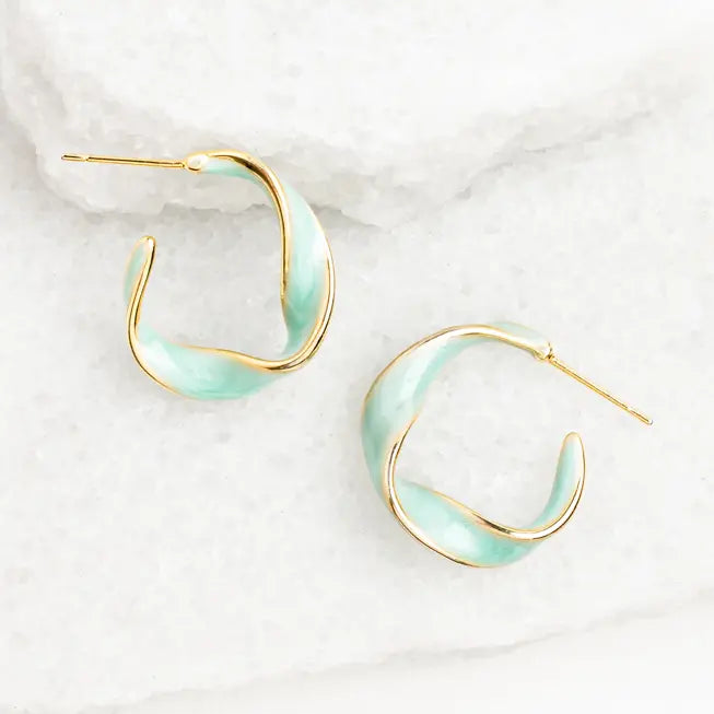 With A Twist Hoops