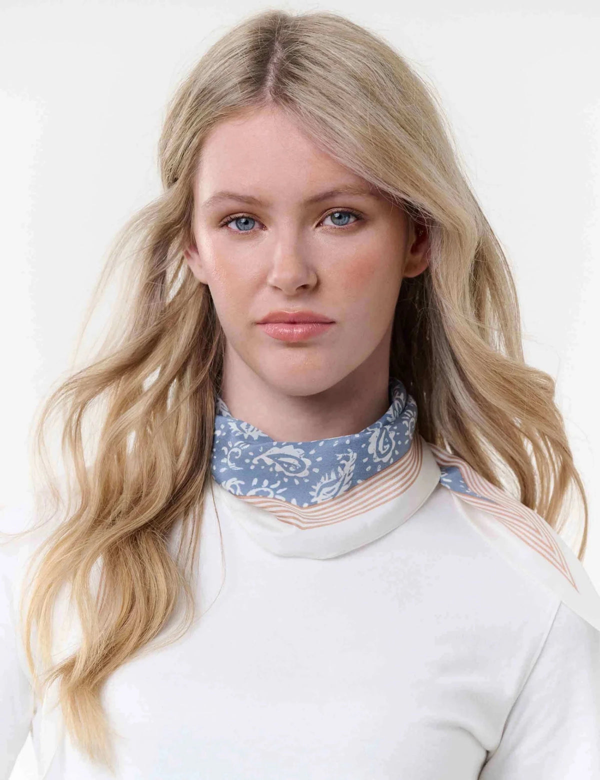 Diamond Paisley Silk ScarfScarvesPosh Boutique