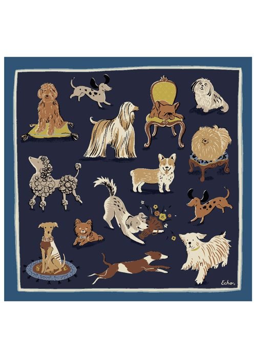 Doggie Daycare Silk BandanaPosh Boutique