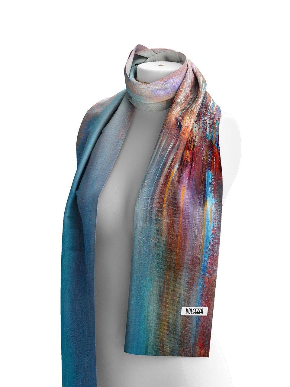 Dolcezza "The Blue City" ScarfScarvesPosh Boutique