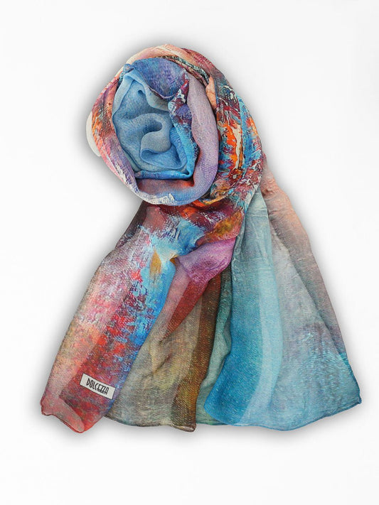 Dolcezza "The Blue City" ScarfScarvesPosh Boutique