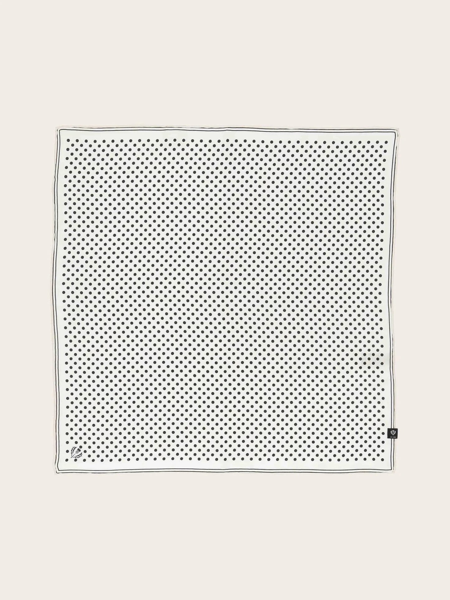 Dotted Neckerchief Silk SquareScarvesPosh Boutique