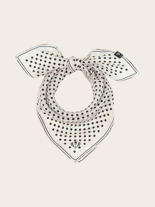 Dotted Neckerchief Silk SquareScarvesPosh Boutique