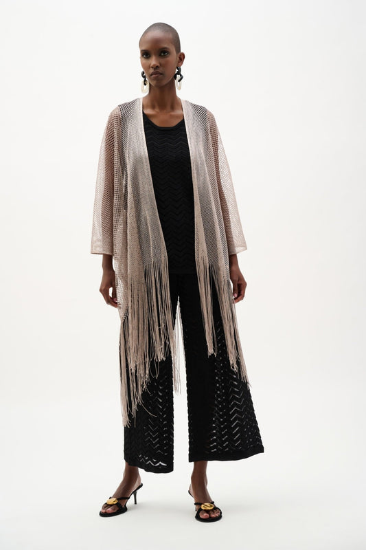 Draped Fringe Cover - UpJacketsPosh Boutique