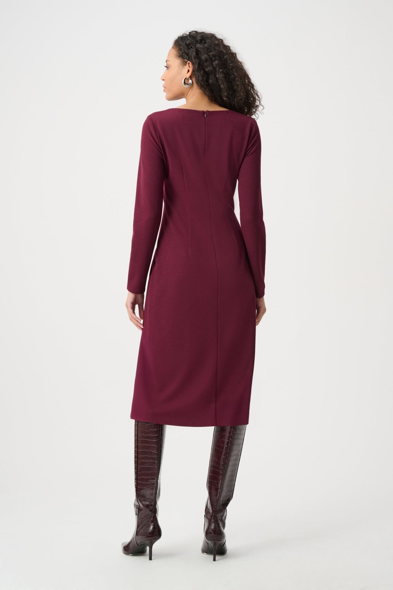 Draped Front Sheath DressDressesPosh Boutique