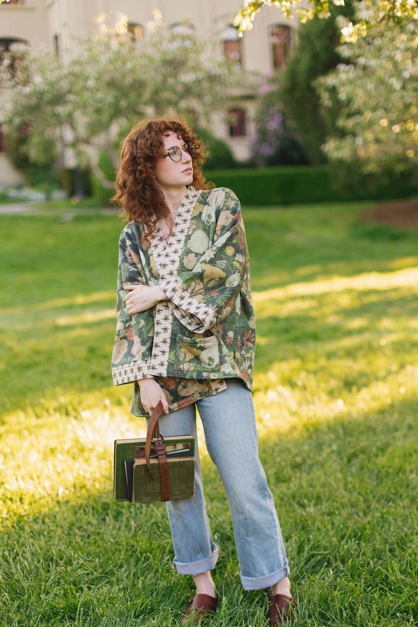 Dream in Flowers Kimono JacketJacketsPosh Boutique