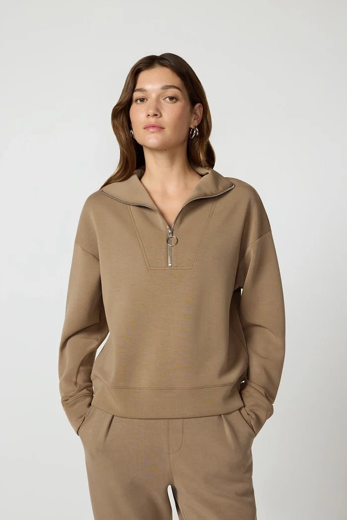 Dreamweave Long Sleeve Quarter ZipSweatersPosh Boutique