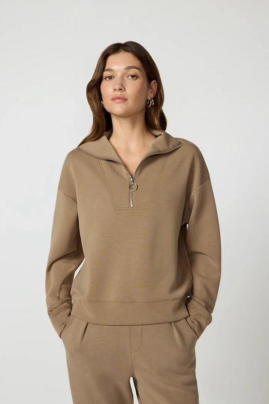Dreamweave Long Sleeve Quarter ZipSweatersPosh Boutique