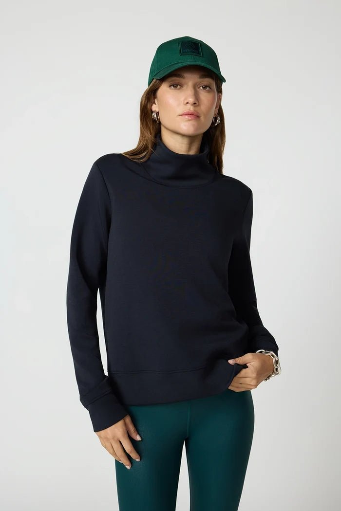 Dreamweave Mock Neck SweatshirtTopsPosh Boutique