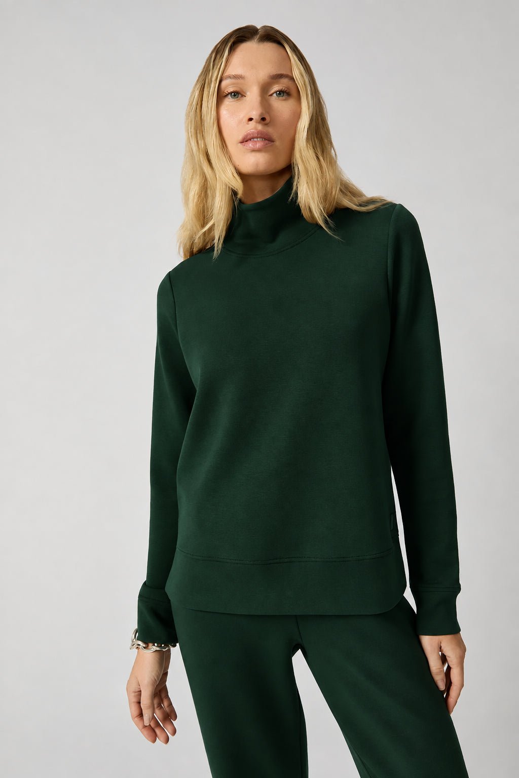 Dreamweave Mock Neck SweatshirtTopsPosh Boutique