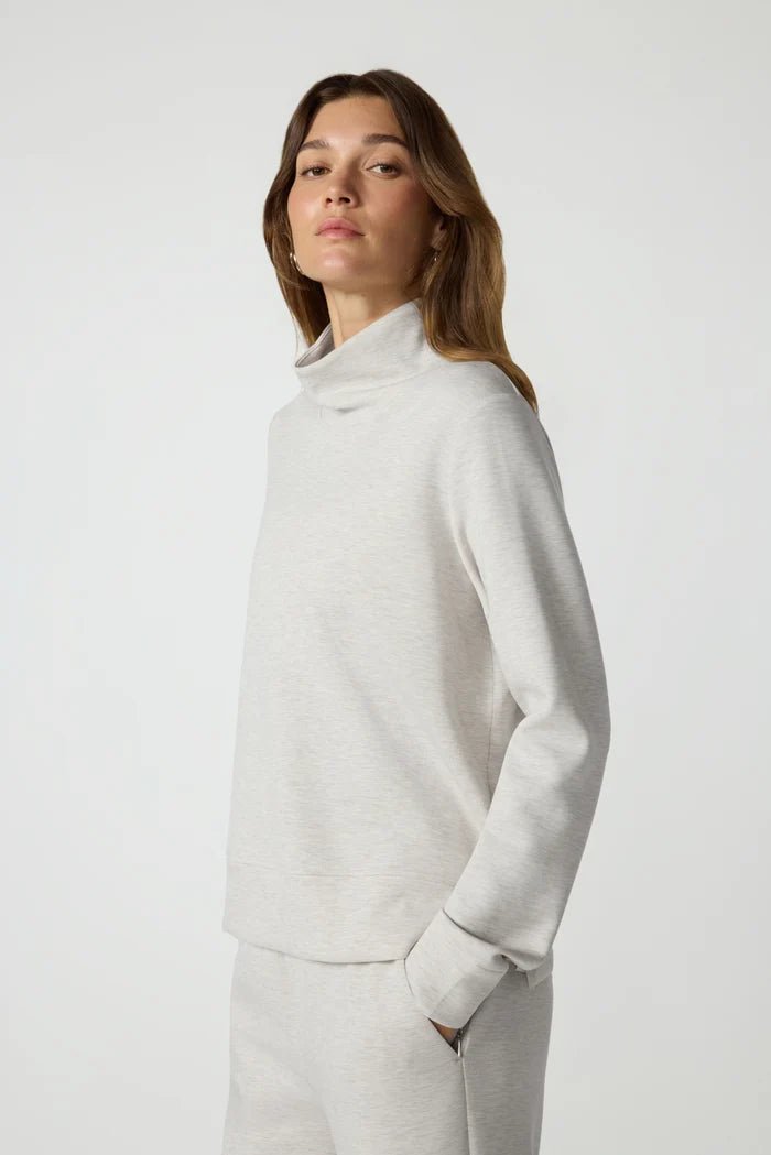 Dreamweave Mock Neck SweatshirtTopsPosh Boutique