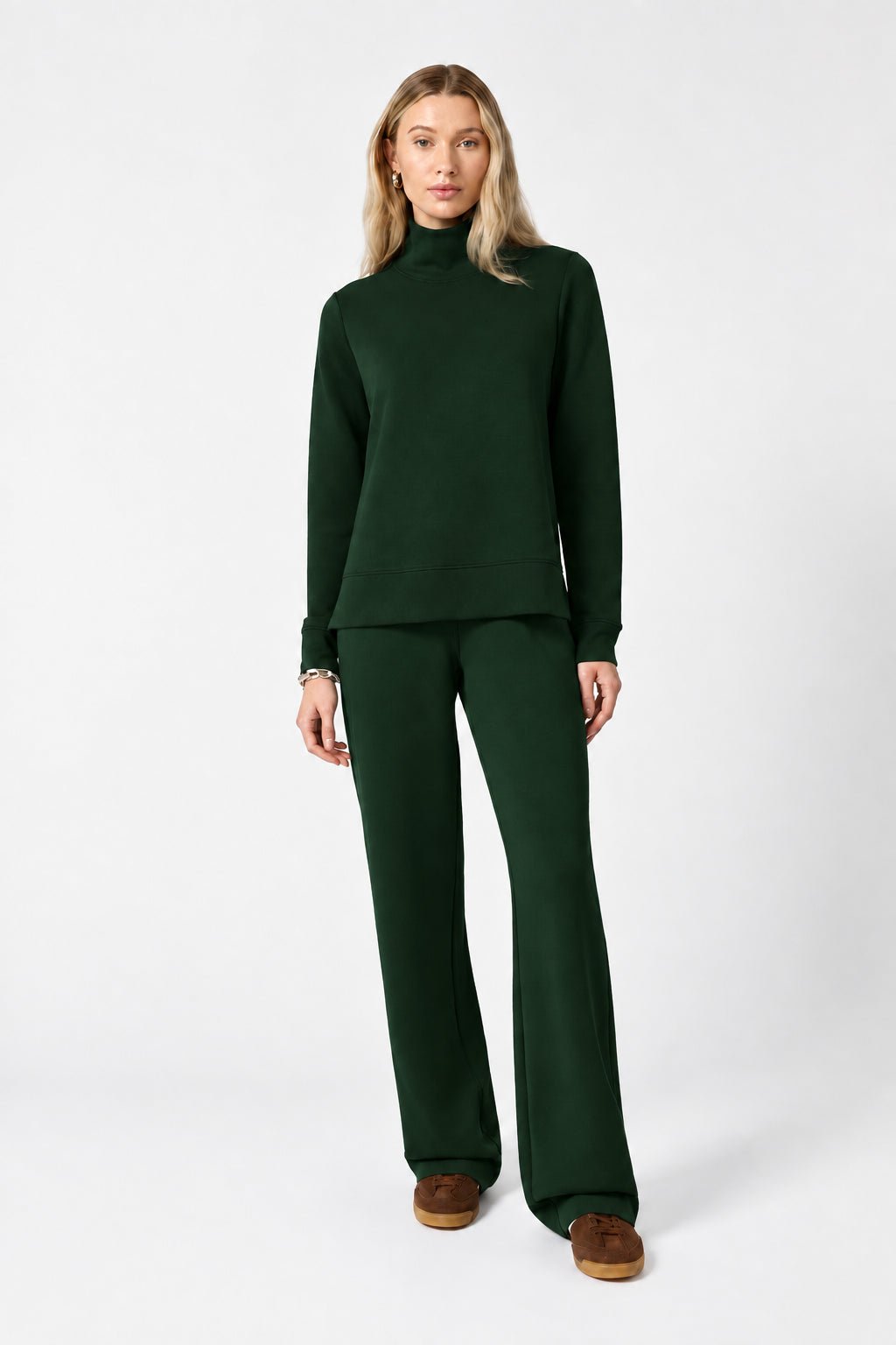 Dreamweave Mock Neck SweatshirtTopsPosh Boutique