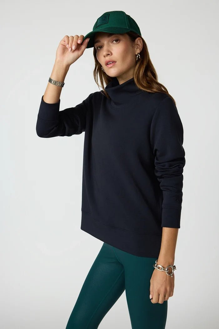 Dreamweave Mock Neck SweatshirtTopsPosh Boutique