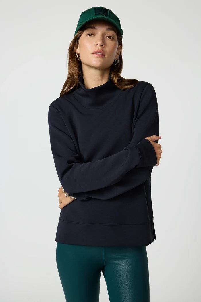 Dreamweave Mock Neck SweatshirtTopsPosh Boutique