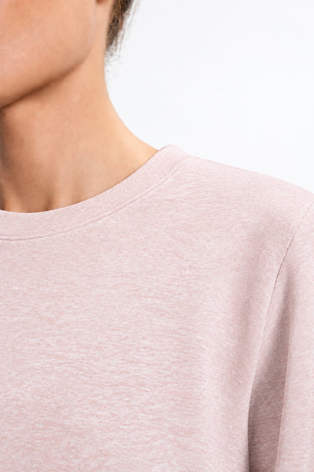 Dreamweave Pleated Crew NeckSweatersPosh Boutique