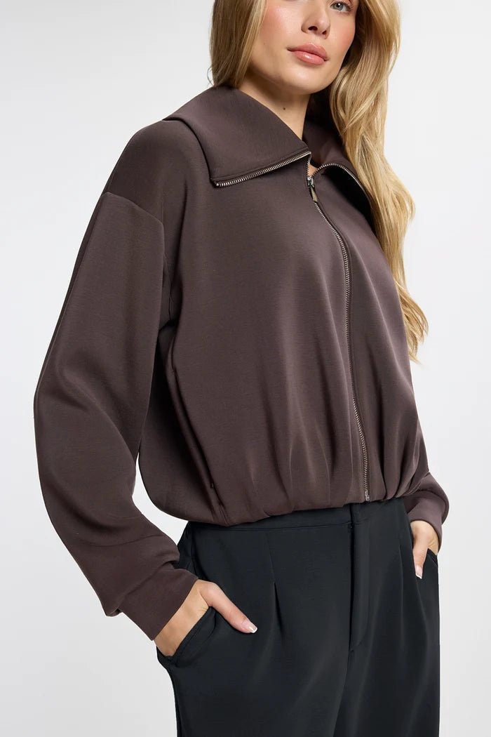 Dreamweave Pleated JacketJacketsPosh Boutique