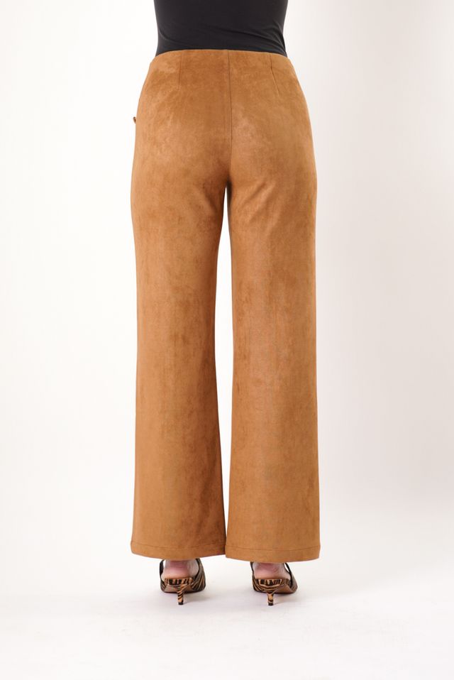 Elena Suede Wide Leg Pant