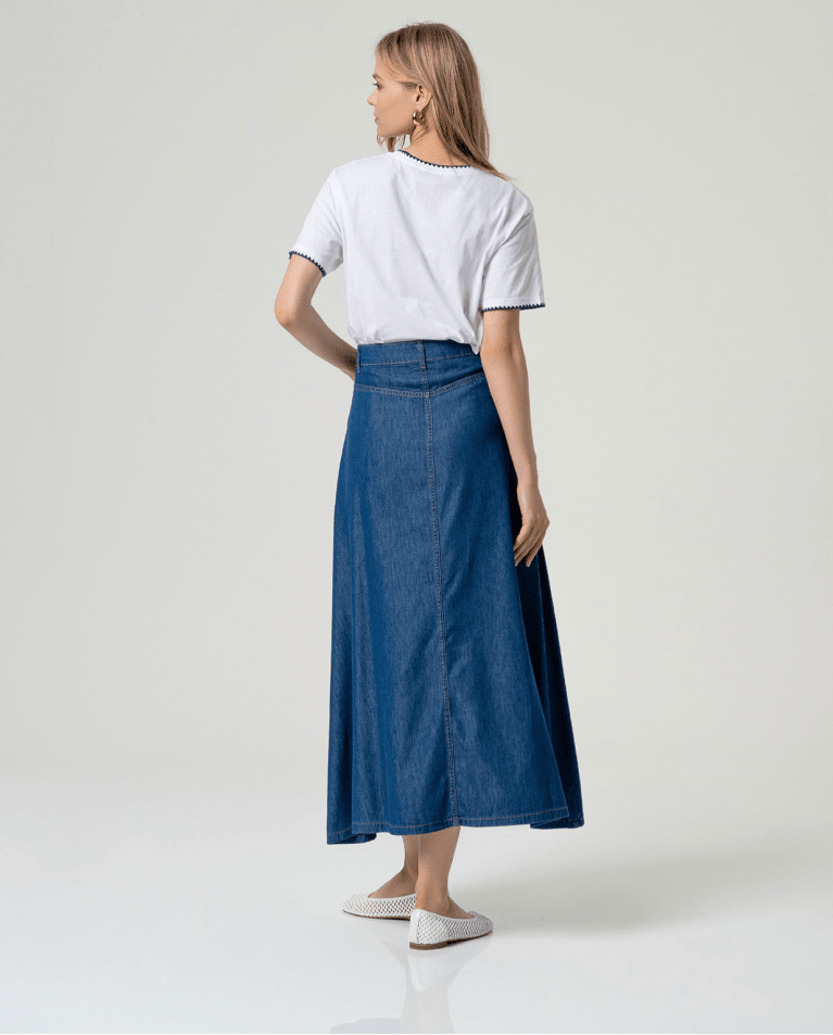 Dylan Denim SkirtSkirtsPosh Boutique