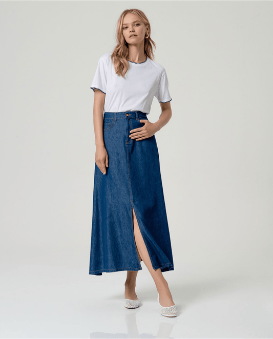 Dylan Denim SkirtSkirtsPosh Boutique