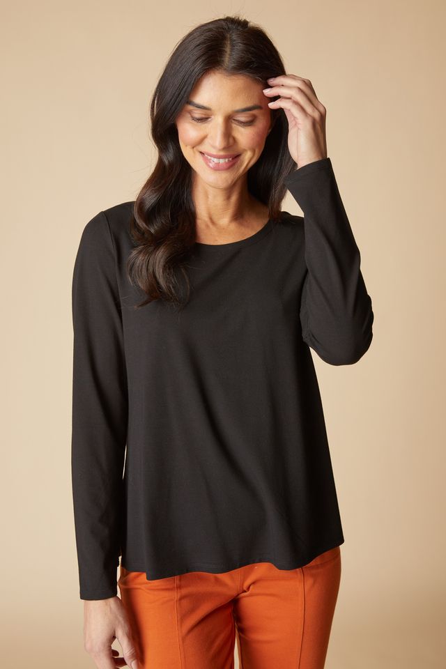 Easy Long Sleeve TopTopsPosh Boutique